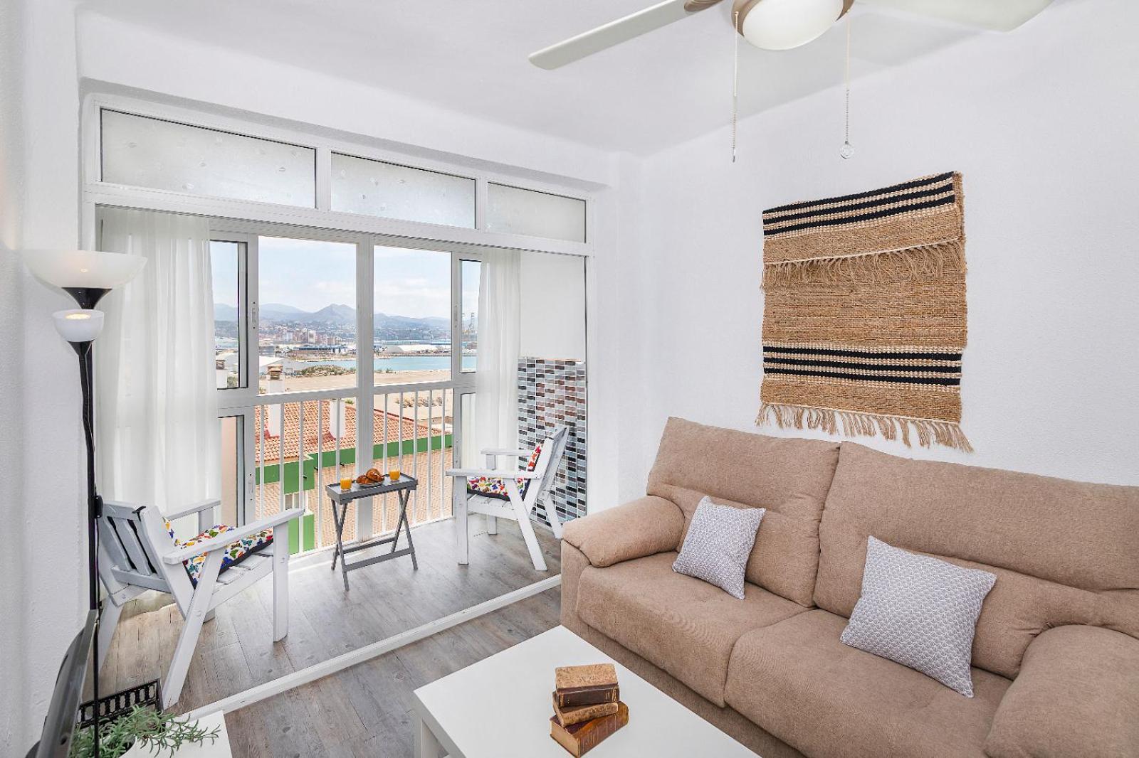 Impresionante Vista Al Mar - Elegante Apartamento Málaga Esterno foto
