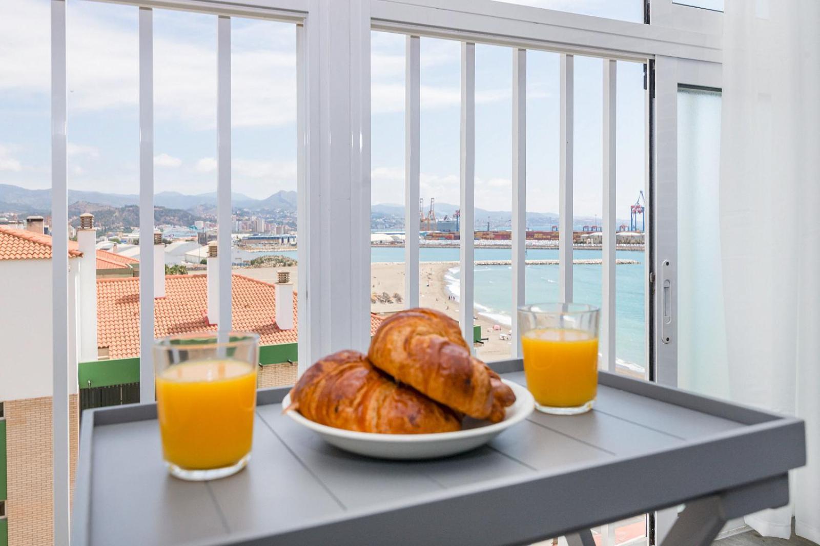 Impresionante Vista Al Mar - Elegante Apartamento Málaga Esterno foto